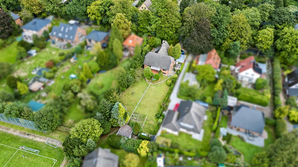 Immobilienangebot - Hamburg / Ohlstedt - Alle - Seltene Gelegenheit! Großes Grundstück mit Doppelhaus und zusätzlichem Baupotenzial
