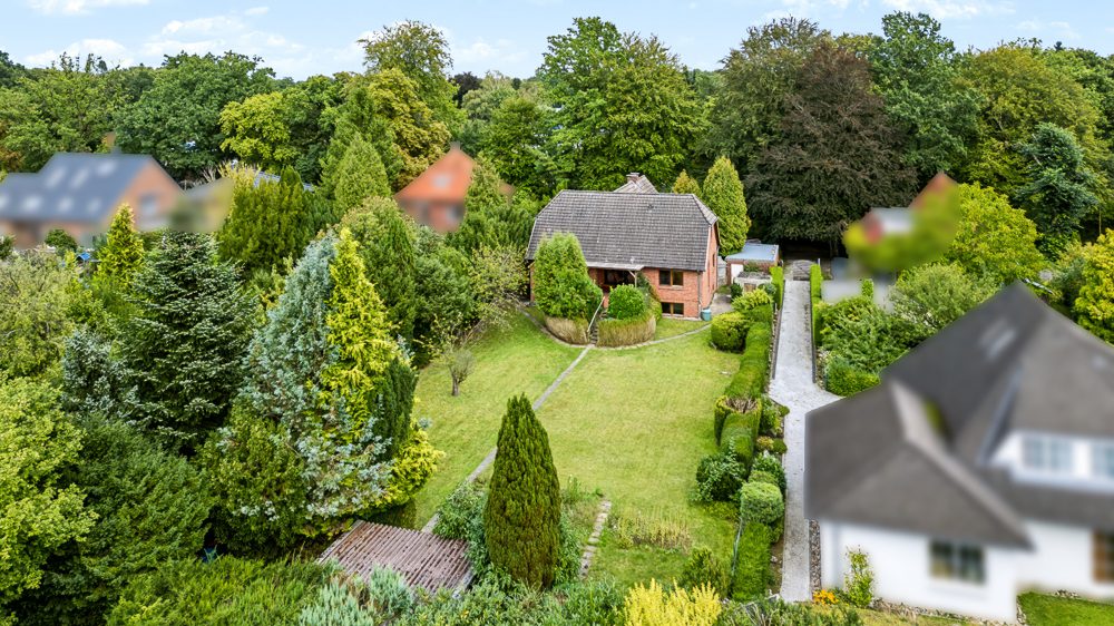 Immobilienangebot - Hamburg / Ohlstedt - Alle - Seltene Gelegenheit! Großes Grundstück mit Doppelhaus und zusätzlichem Baupotenzial