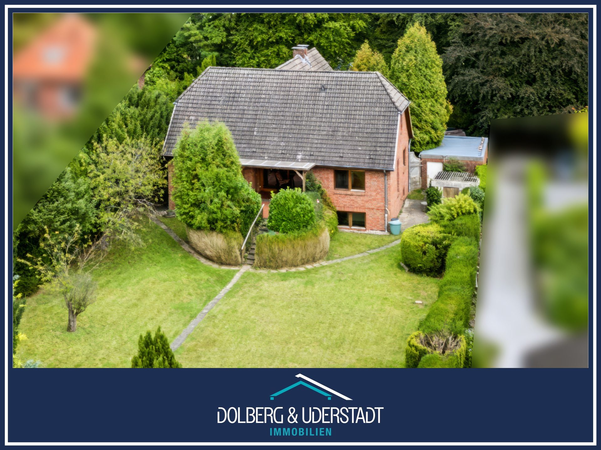 Immobilienangebot - Hamburg / Ohlstedt - Alle - Seltene Gelegenheit! Großes Grundstück mit Doppelhaus und zusätzlichem Baupotenzial