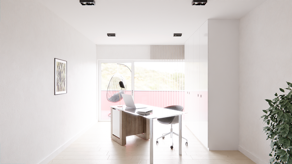 Neubau Wohnungen in Weingarten (Baden) - HUST Immobilien - Wohnbeispiel Arbeitszimmer