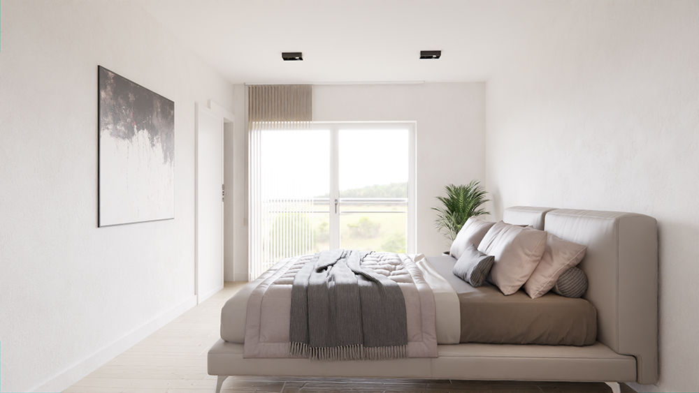 Neubau Wohnungen in Weingarten (Baden) - HUST Immobilien - Wohnbeispiel Schlafzimmer
