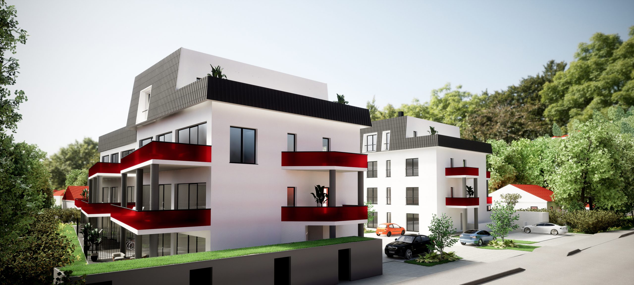 Neubauprojekt - Wohnen an der alten Schreinerei Weingarten (Baden) - HUST Immobilien