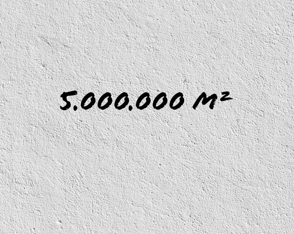 Zahl des Monats: 5.000.000m² - HUST Immobilien