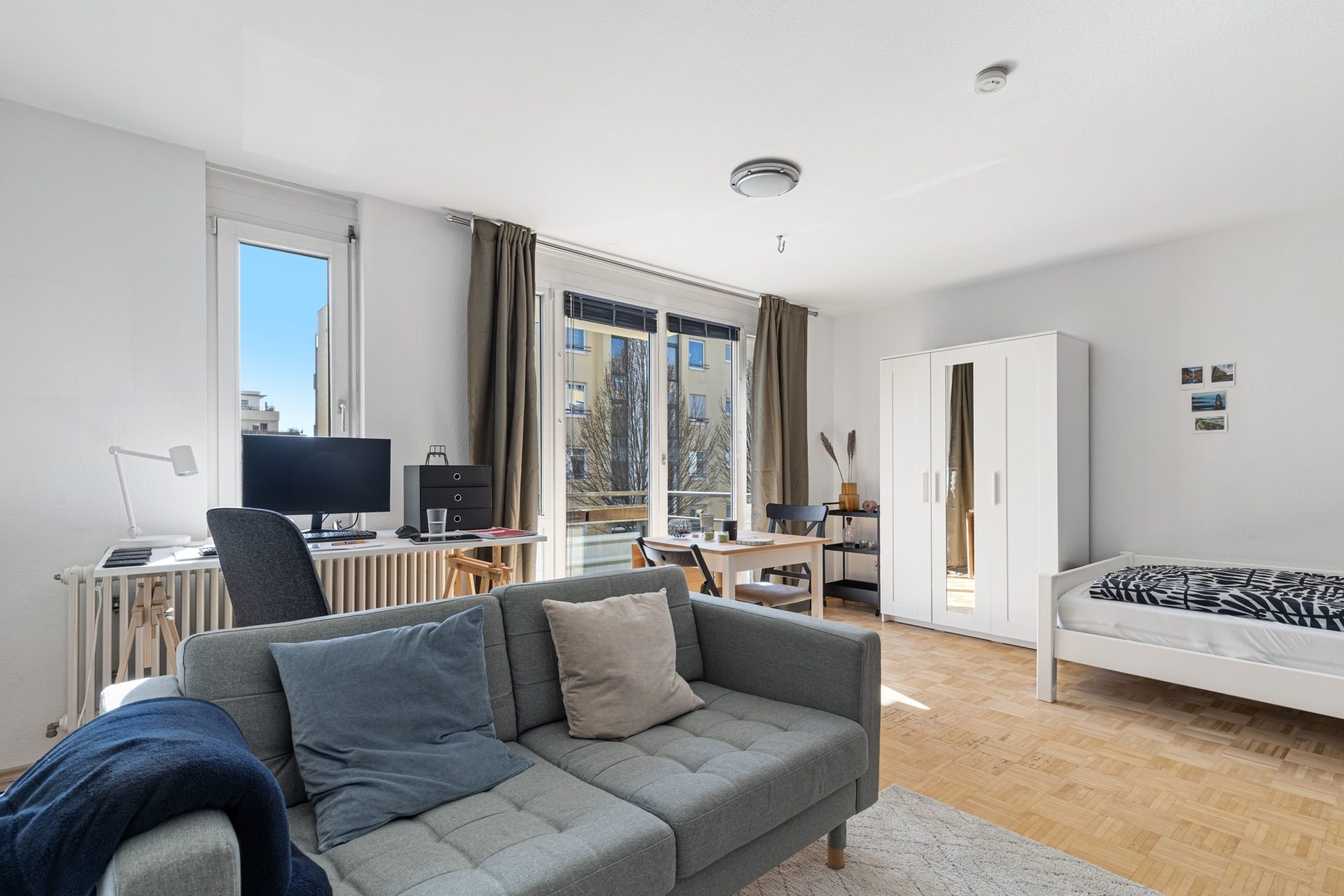 HUST Immobilien GmbH & Co. KG - Immobilienangebot - Karlsruhe - Alle - Helle 1-Zimmer-Wohnung mit Balkon und Tiefgaragenstellplatz – Attraktive Kapitalanlage!