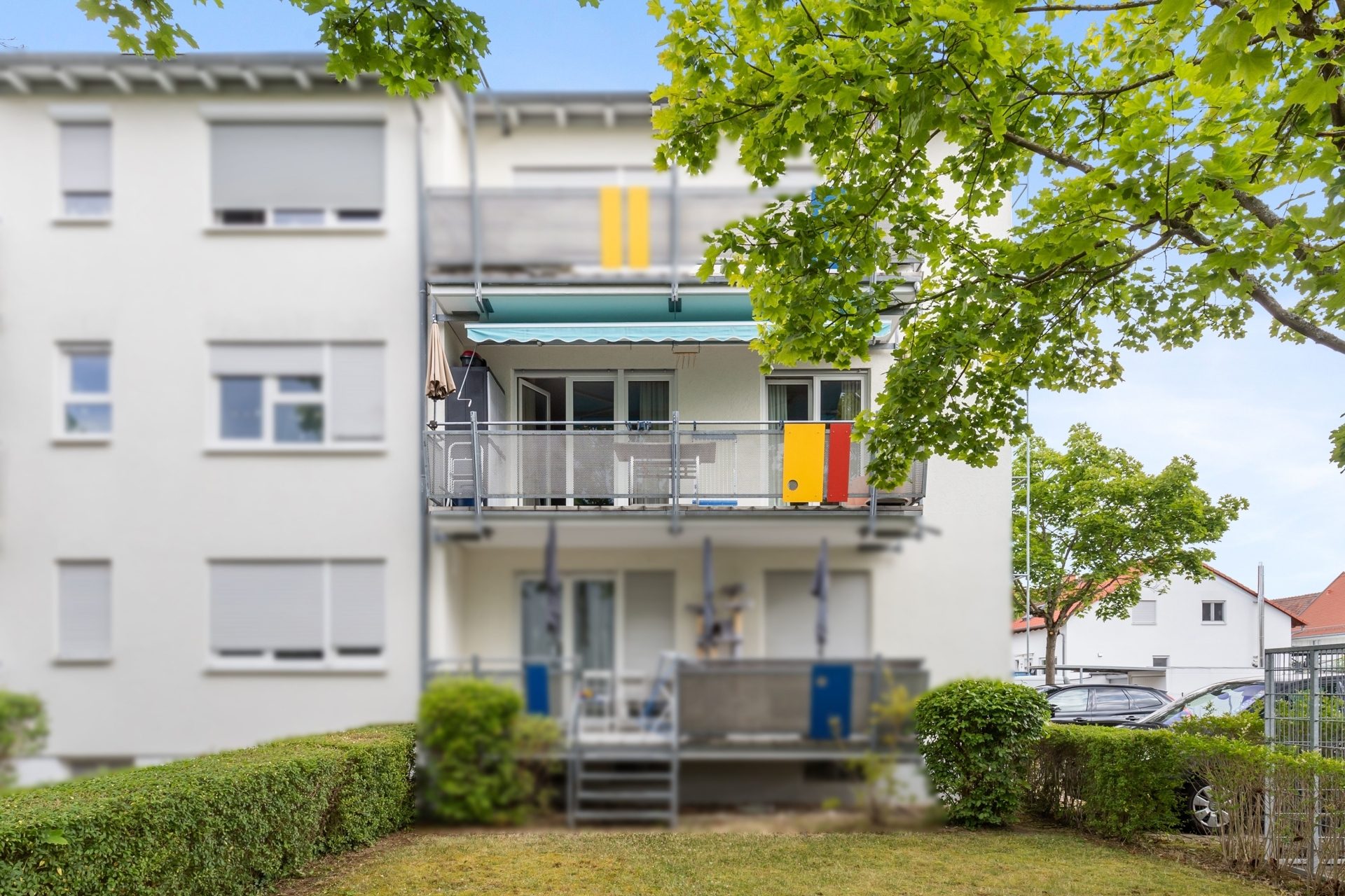 HUST Immobilien GmbH & Co. KG - Immobilienangebot - Stutensee / Blankenloch - Alle - Kapitalanlage in Stutensee – Vermietete 2-Zimmer-Wohnung mit Balkon & Stellplätzen
