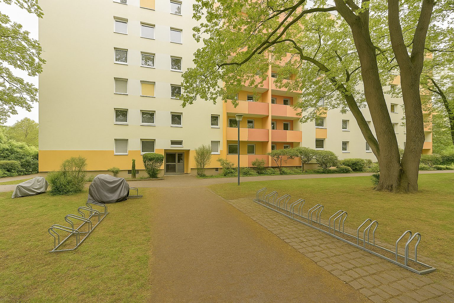 HUST Immobilien GmbH & Co. KG - Immobilienangebot - Karlsruhe - Alle - Ruhiges Wohnen. Langfristig vermietet. – Ihre Investition in die Nordweststadt