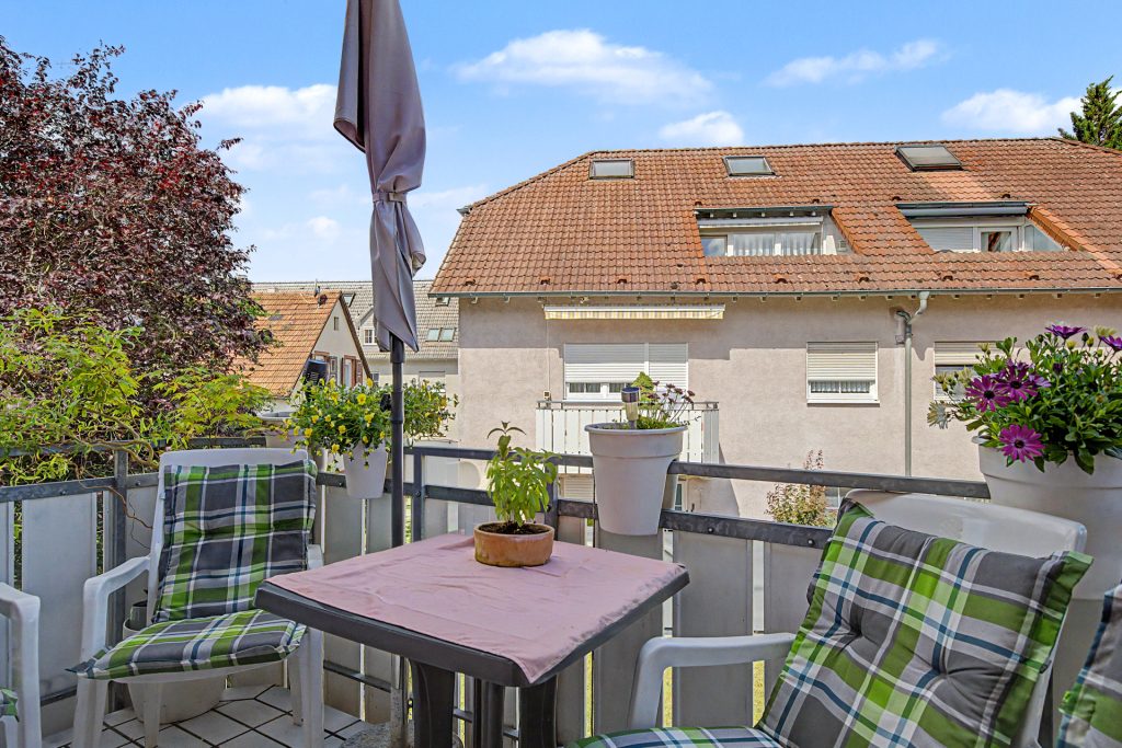 HUST Immobilien GmbH & Co. KG - Immobilienangebot - Rheinstetten / Forchheim - Alle - Vermietete 3-Zimmer-Wohnung mit sonnigem Balkon und TG-Stellplatz in Rheinstetten-Forchheim