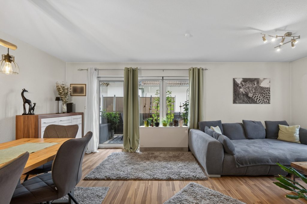 HUST Immobilien GmbH & Co. KG - Immobilienangebot - Eggenstein-Leopoldshafen - Wohnungen - Vermietete 2-Zimmer-Wohnung mit Balkon, Stellplatz und Keller – Kapitalanlage in Eggenstein-Leopoldshafen