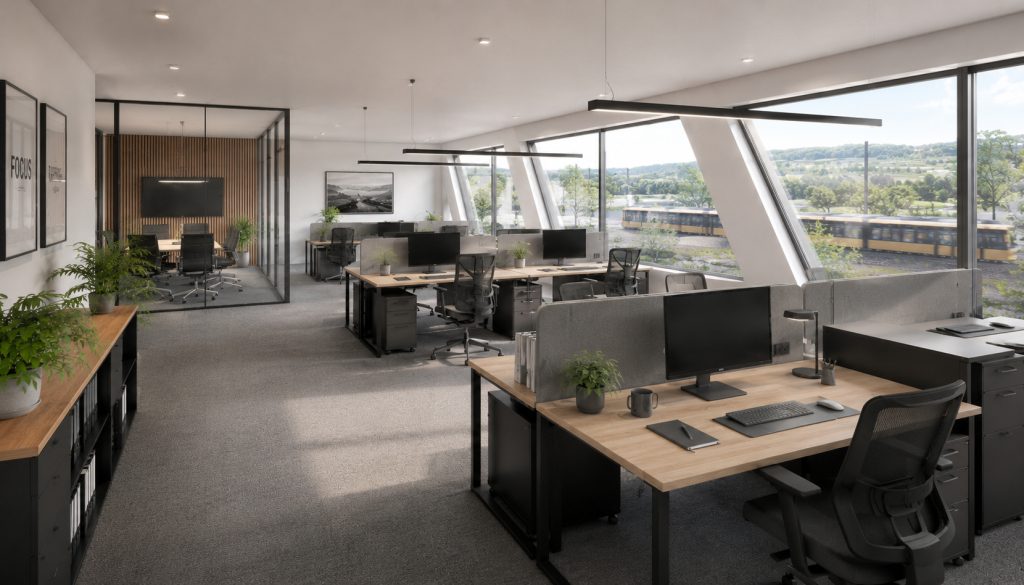 HUST Immobilien GmbH & Co. KG - Immobilienangebot - Malsch - Alle - Zukunftsweisende Bürofläche im Neubau „Güterbahnhof Malsch“