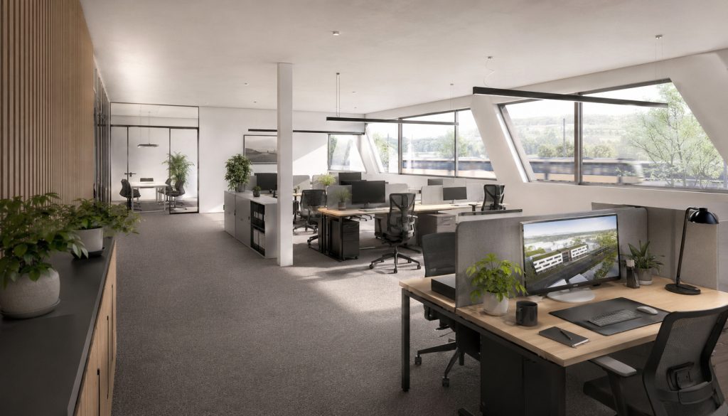 HUST Immobilien GmbH & Co. KG - Immobilienangebot - Malsch - Alle - Zukunftsweisende Bürofläche im Neubau „Güterbahnhof Malsch“