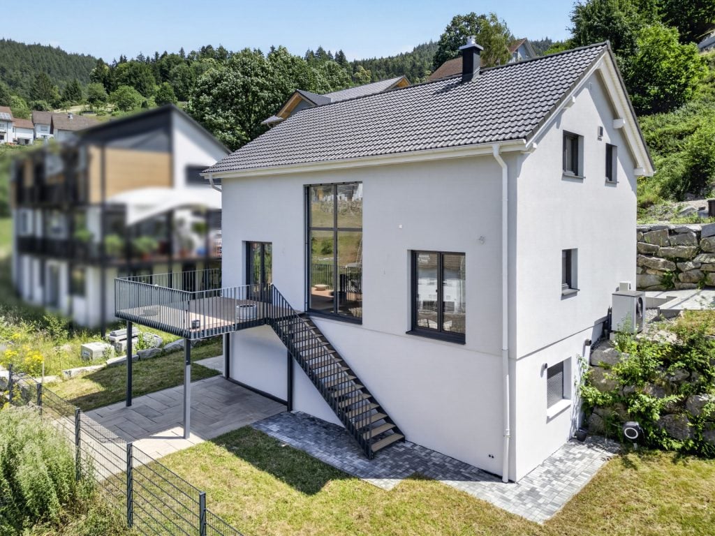 HUST Immobilien GmbH & Co. KG - Immobilienangebot - Forbach - Alle - Langenbrand: Wo Familie Zukunft hat – neuwertiges Effizienzhaus mit Einliegerwohnung im Schwarzwald