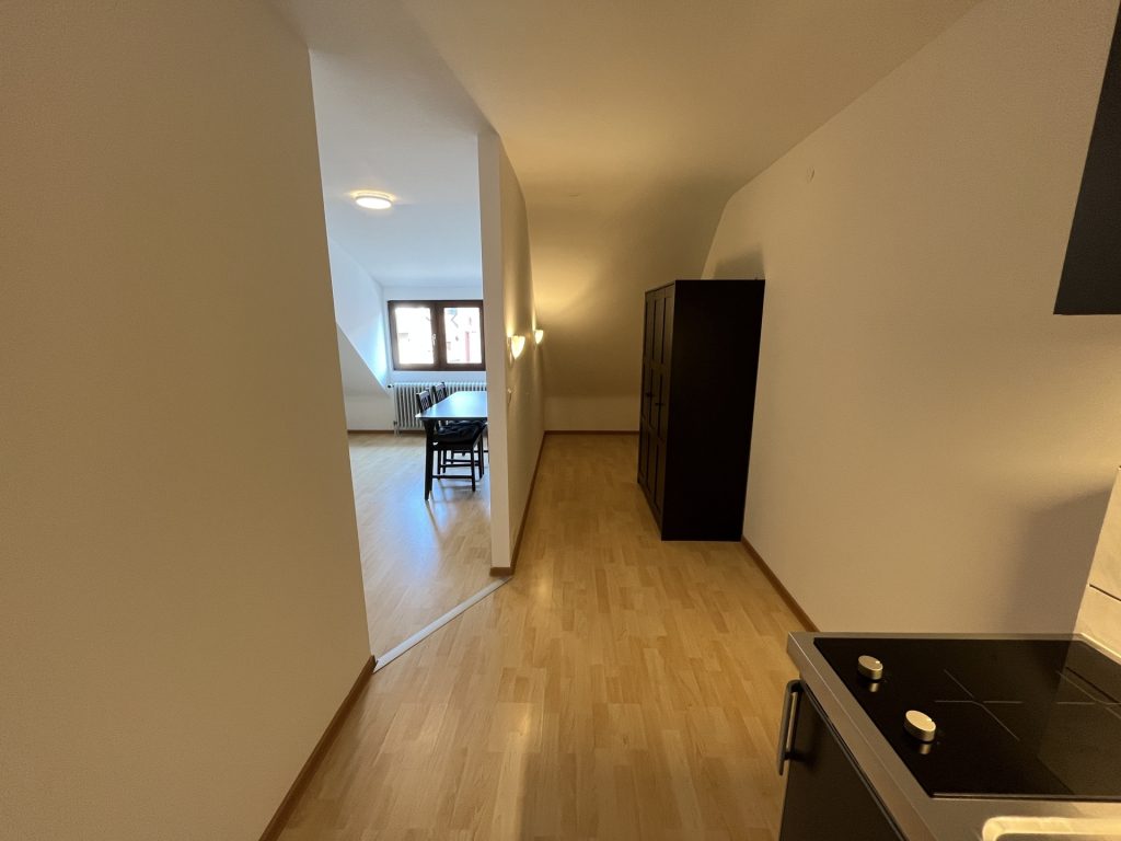 HUST Immobilien GmbH & Co. KG - Immobilienangebot - Ettlingen - Alle - Bezugsfreie Maisonette-Wohnung nahe dem Erbprinz: möbliert & perfekt für eine 3er-WG