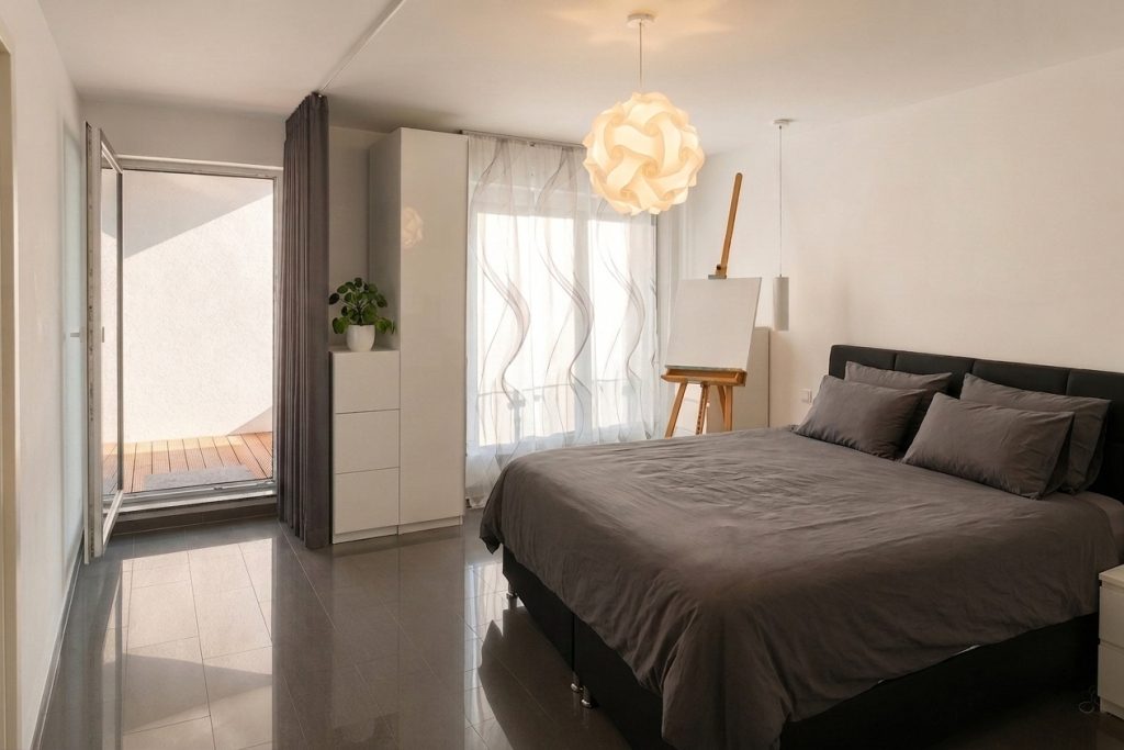 HUST Immobilien GmbH & Co. KG - Immobilienangebot - Frankfurt am Main - Wohnungen - Modernes, vermietetes Penthouse mit Dachterrasse und TG- Stellplatz in Frankfurt-Süd