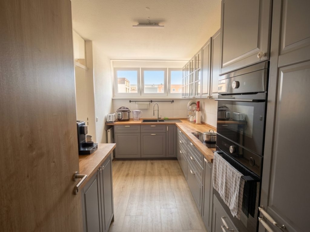 HUST Immobilien GmbH & Co. KG - Immobilienangebot - Karlsruhe / Knielingen - Wohnungen - Platz für die ganze Familie: großzügige 4-Zimmer-Wohnung mit Balkon in Knielingen
