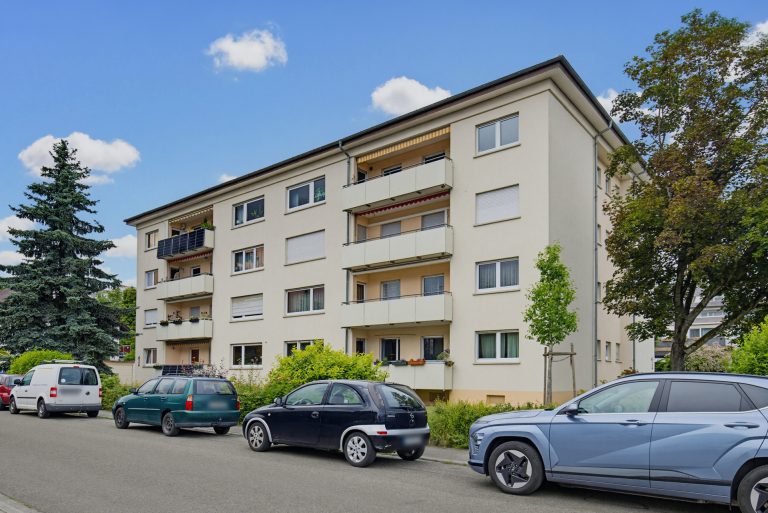 HUST Immobilien GmbH & Co. KG - Immobilienangebot - Stutensee / Blankenloch - Wohnungen - Ihr Zuhause zum Selbstgestalten – 3-Zimmer-Wohnung mit Balkon und Garage in Stutensee-Büchig