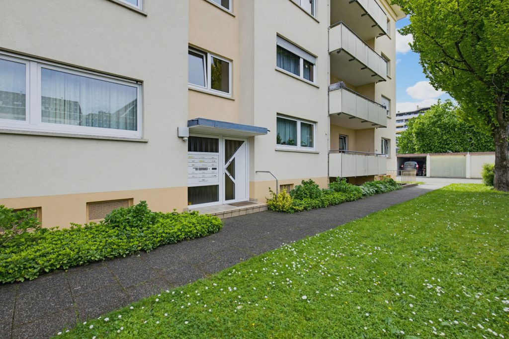 HUST Immobilien GmbH & Co. KG - Immobilienangebot - Stutensee / Blankenloch - Wohnungen - Ihr Zuhause zum Selbstgestalten – 3-Zimmer-Wohnung mit Balkon und Garage in Stutensee-Büchig