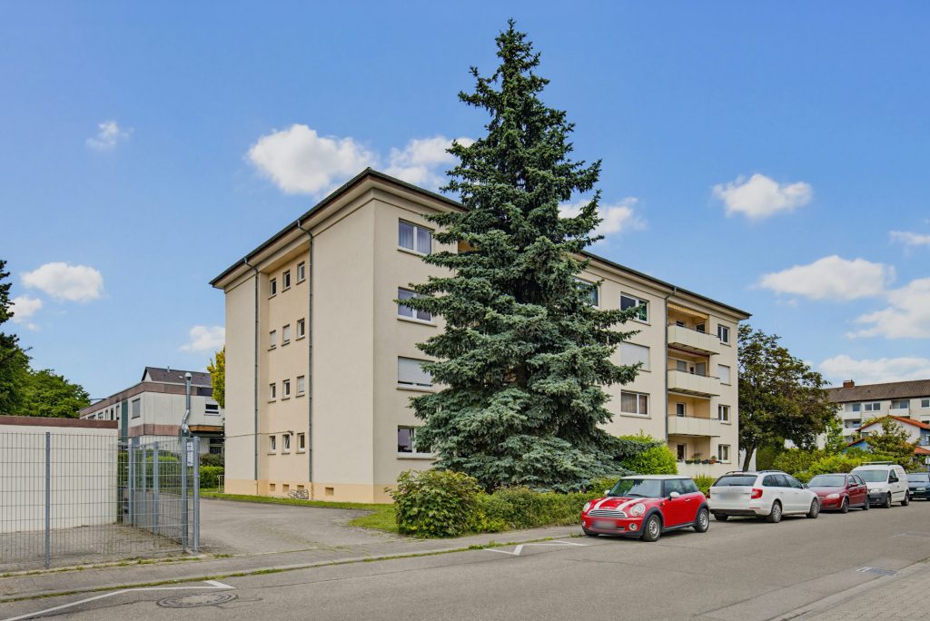 HUST Immobilien GmbH & Co. KG - Immobilienangebot - Stutensee / Blankenloch - Wohnungen - Ihr Zuhause zum Selbstgestalten – 3-Zimmer-Wohnung mit Balkon und Garage in Stutensee-Büchig