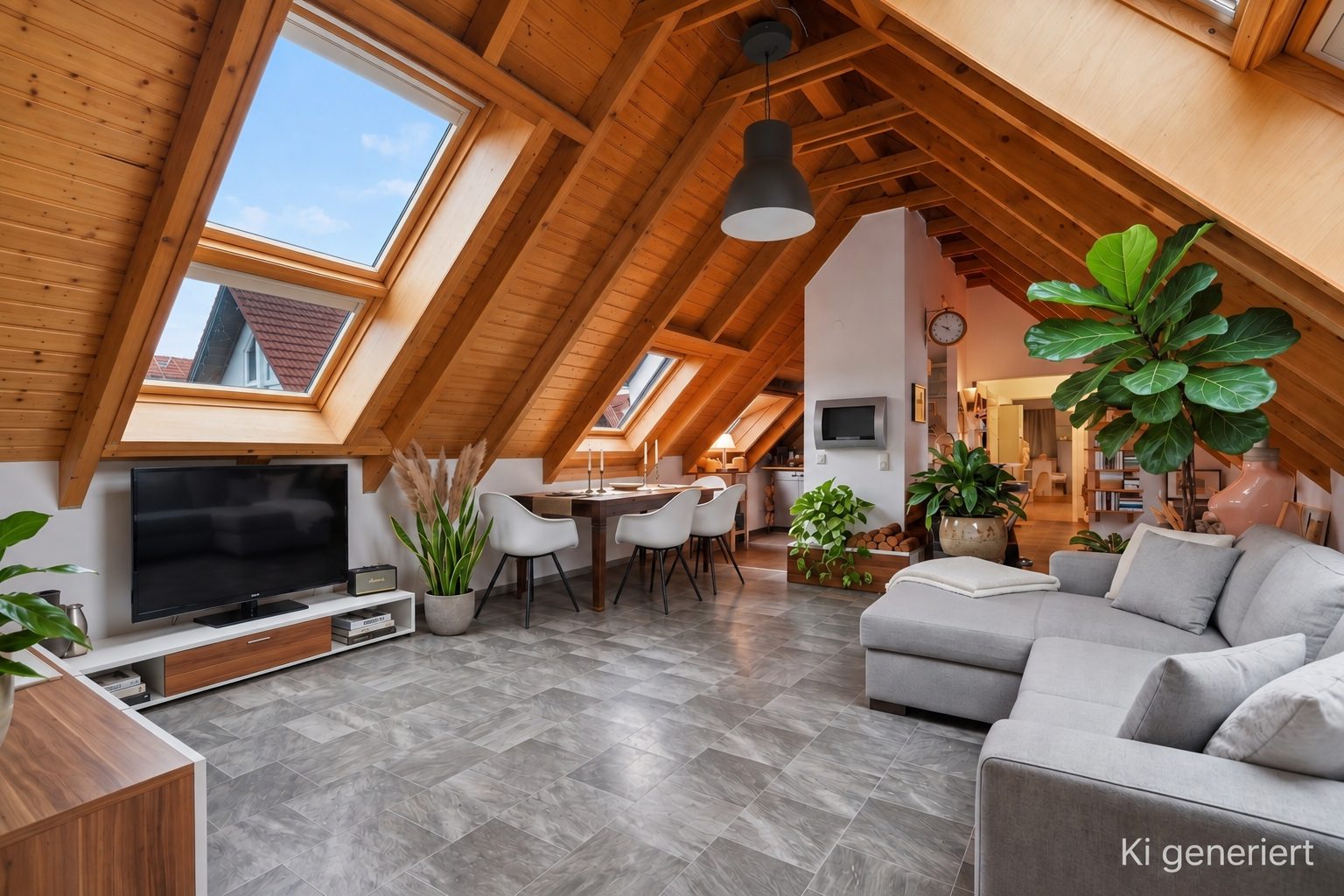 HUST Immobilien GmbH & Co. KG - Immobilienangebot - Waldbronn / Busenbach - Wohnungen - Dachgeschoss mit Charakter – 2-Zimmer-Kapitalanlage mit drei Balkonen & TG-Stellplatz in Waldbronn