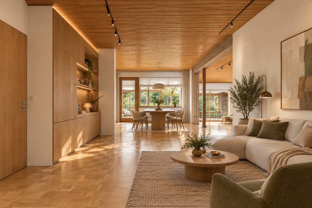 HUST Immobilien GmbH & Co. KG - Immobilienangebot - Karlsruhe - Häuser - Wohnen im Grünen: Großzügiges Reihenendhaus in begehrter Lage der Heidenstückersiedlung