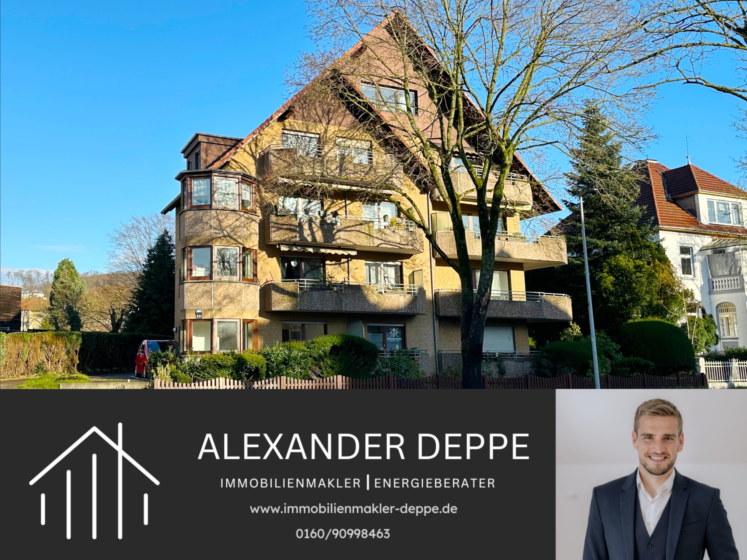 Immobilienangebot - Bad Pyrmont - Alle - Mit Aufzug: 2-Zimmerwohnung in zentraler Lage der Kurstadt