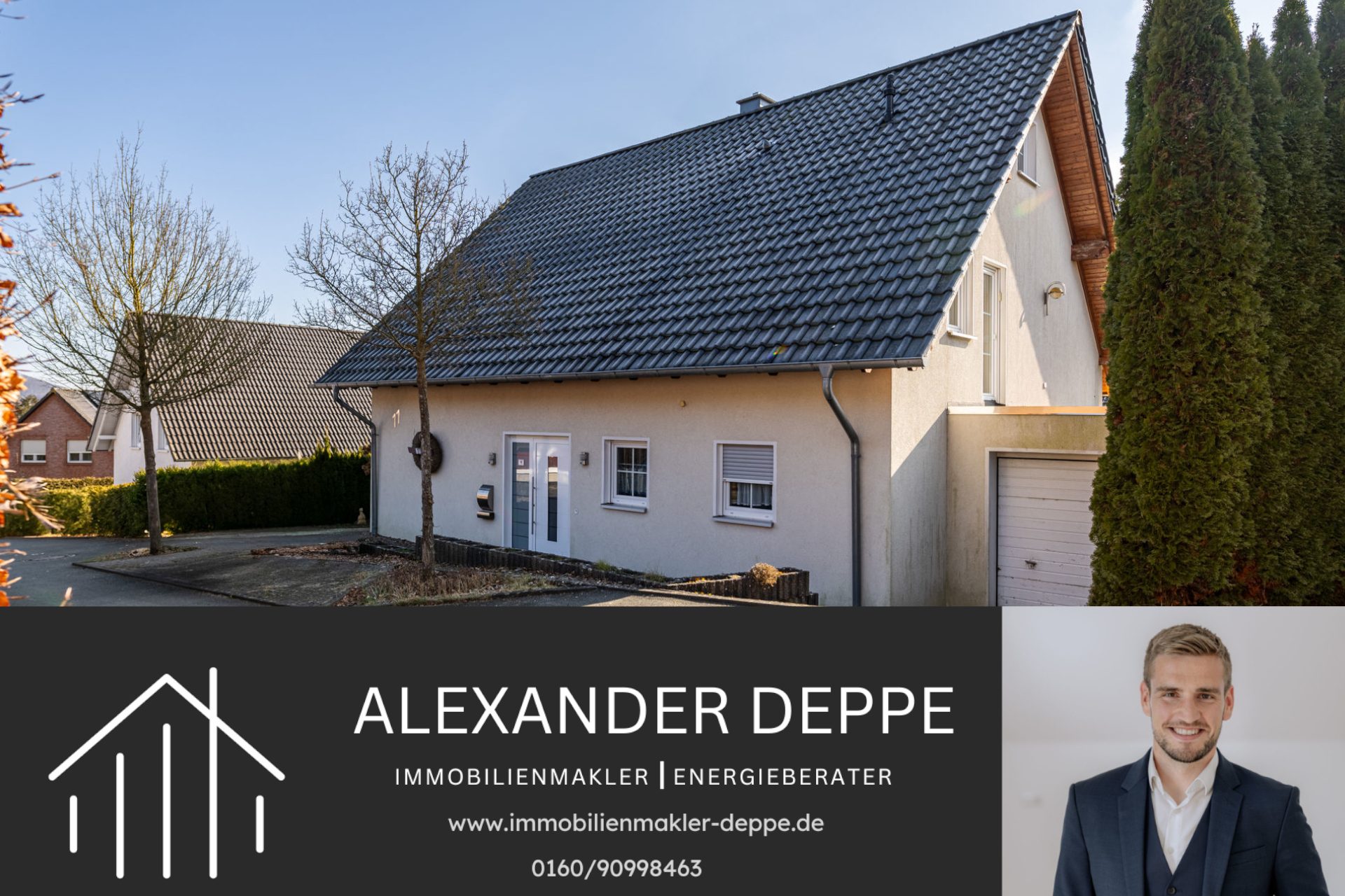 Immobilienangebot - Bad Pyrmont - Alle - In jungem Baugebiet: Großes Einfamilienhaus mit herrlichem Grundstück