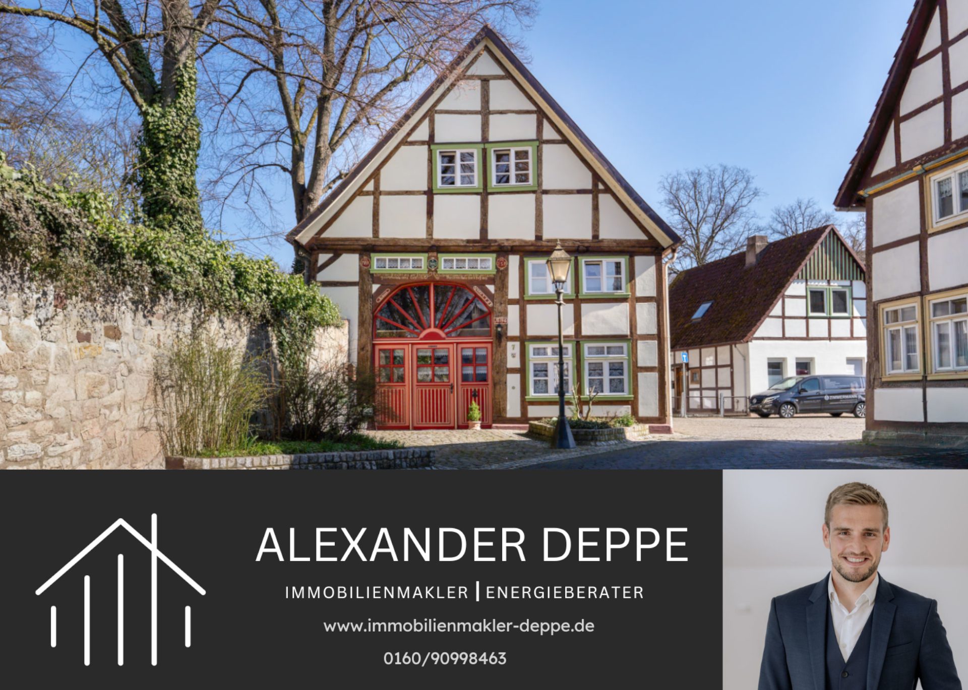 Immobilienangebot - Lügde - Alle - Stilvoll aufgearbeitetes Zweifamilienhaus mit historischer Fachwerkfassade!