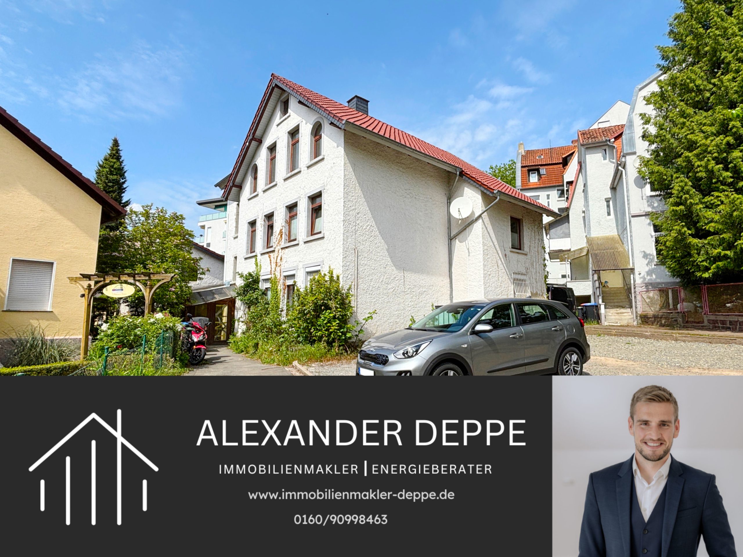 Immobilienangebot - Bad Pyrmont - Alle - Am Rande der Fußgängerzone: Sanierungsbedürftiges Mehrfamilienhaus mit 3 Wohneinheiten!