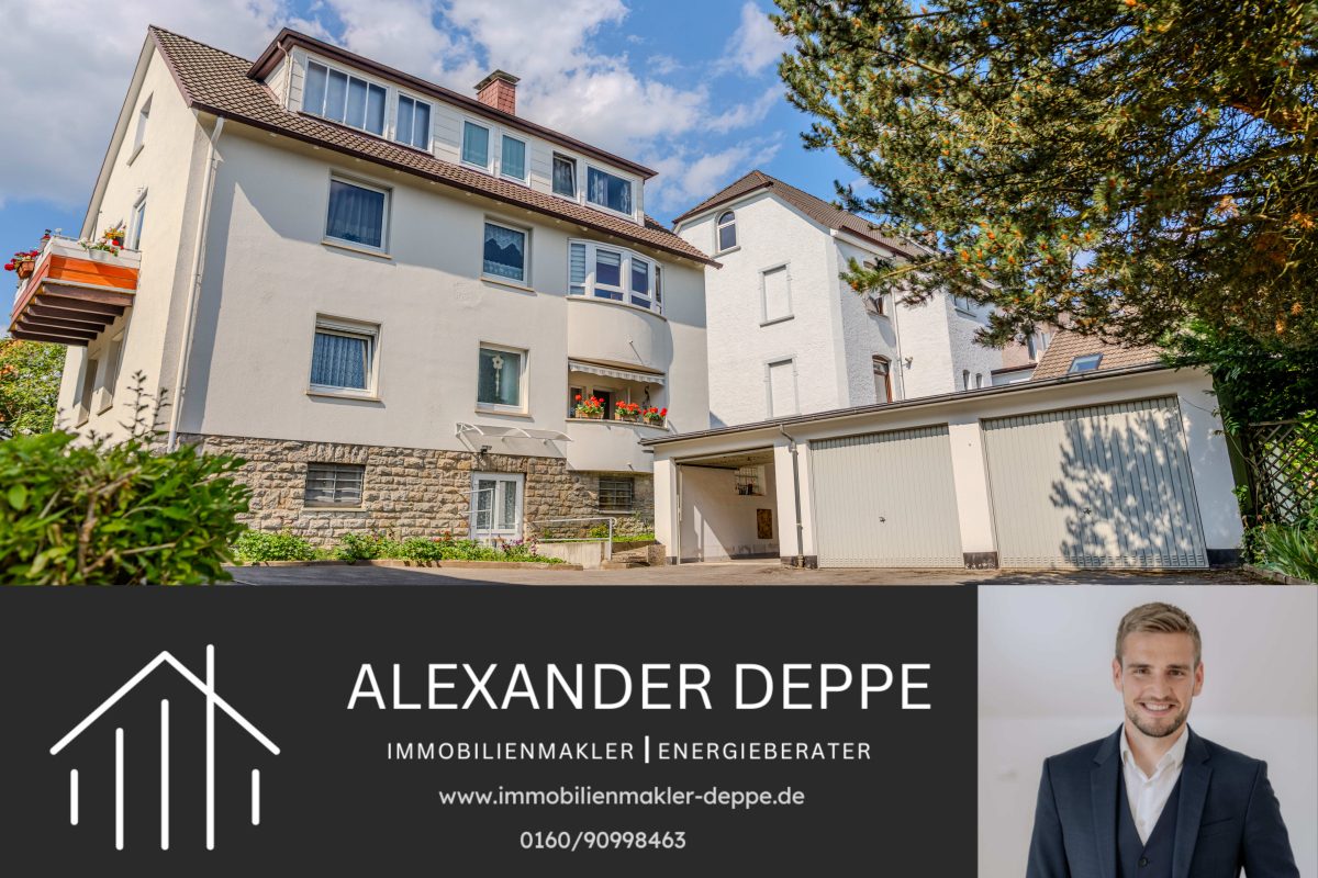 Immobilienangebot - Bad Pyrmont - Alle - Äußerst gepflegtes Mehrfamilienhaus mit 3 Garagen im Stadtkern der Kurstadt! ++Mit Video++