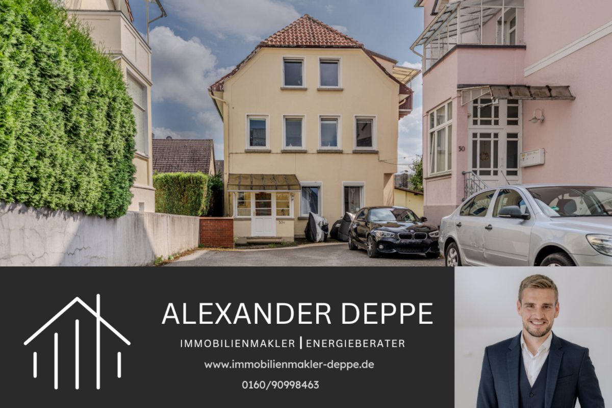 Immobilienangebot - Bad Pyrmont - Alle - Flexible Nutzungsmöglichkeiten & zentrale Lage: Mehrfamilienhaus mit drei Wohneinheiten