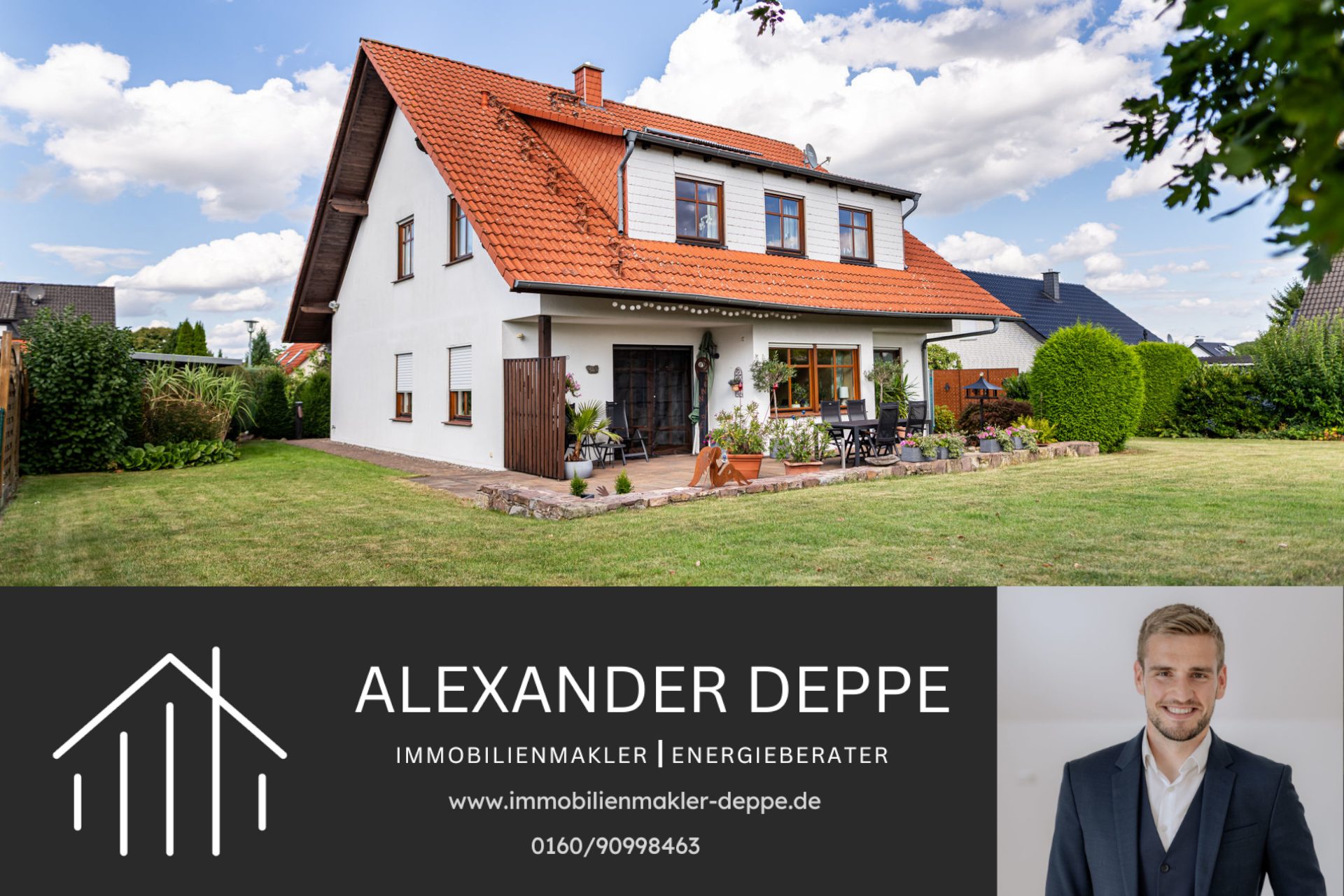 Immobilienangebot - Bad Pyrmont - Alle - Modernes Einfamilienhaus mit großzügigem Grundstück in ruhiger Lage auf dem Hagen