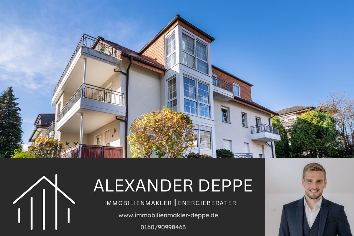 Immobilienangebot - Bad Pyrmont - Alle - Tiefgarage, Bestlage - Diese Wohnung werden Sie lieben!