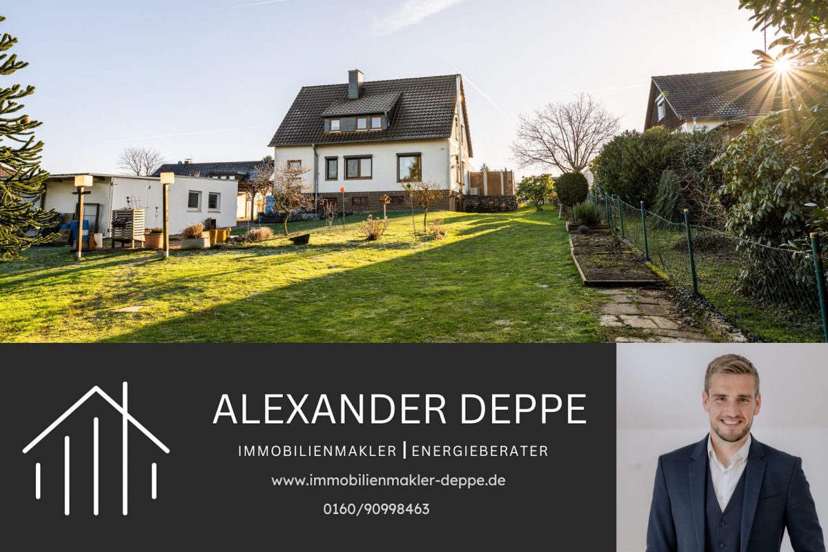 Immobilienangebot - Bad Pyrmont - Alle - Traumhaftes Grundstück: Modernes Einfamilienhaus mit Wintergarten auf dem Hagen!