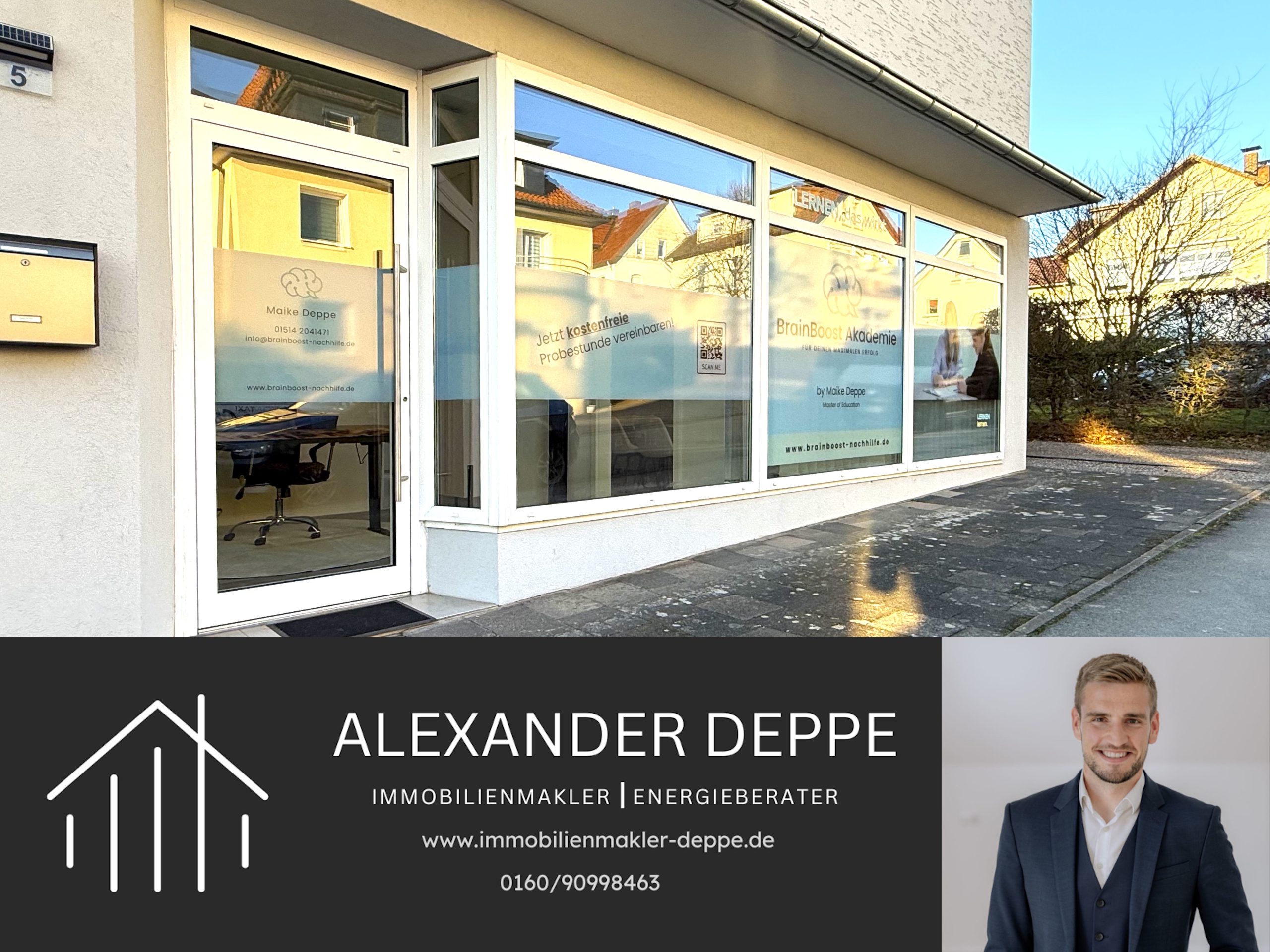 Immobilienangebot - Bad Pyrmont - Alle - Ihr neuer Unternehmensstandort: Repräsentative Büroeinheit mit starker Präsenz!