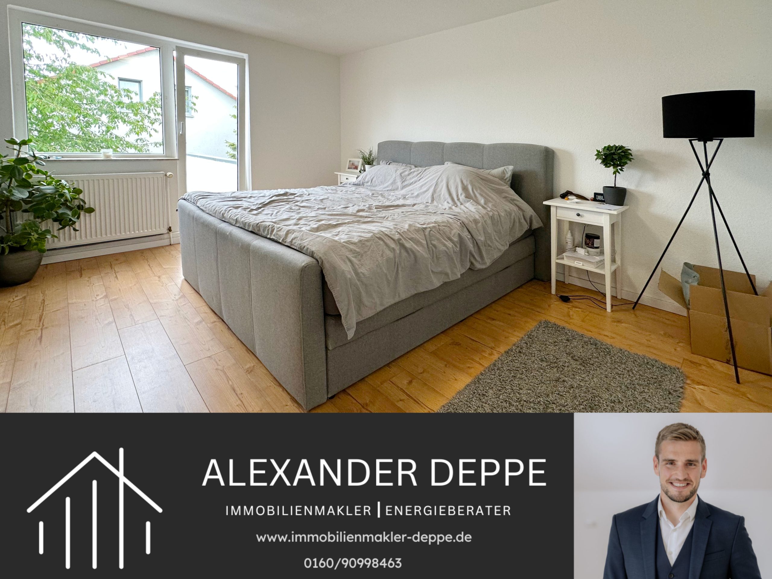 Immobilienangebot - Bad Pyrmont - Alle - Helle 3-Zimmer-Wohnung mit zwei Balkonen und besonderem Wohngefühl