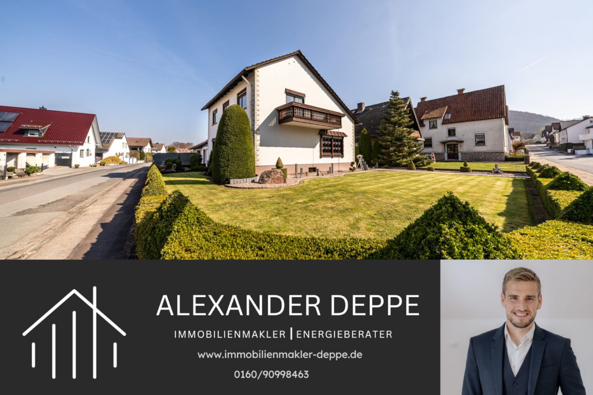 Immobilienangebot - Lügde - Alle - Einfamilienhaus mit enormen Potenzial und wunderschönem Grundstück