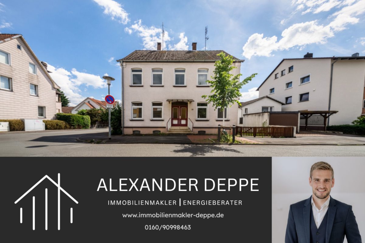 Immobilienangebot - Bad Pyrmont - Alle - Potenzial ohne Ende - Mehrfamilienhaus in guter Lage der Kurstadt