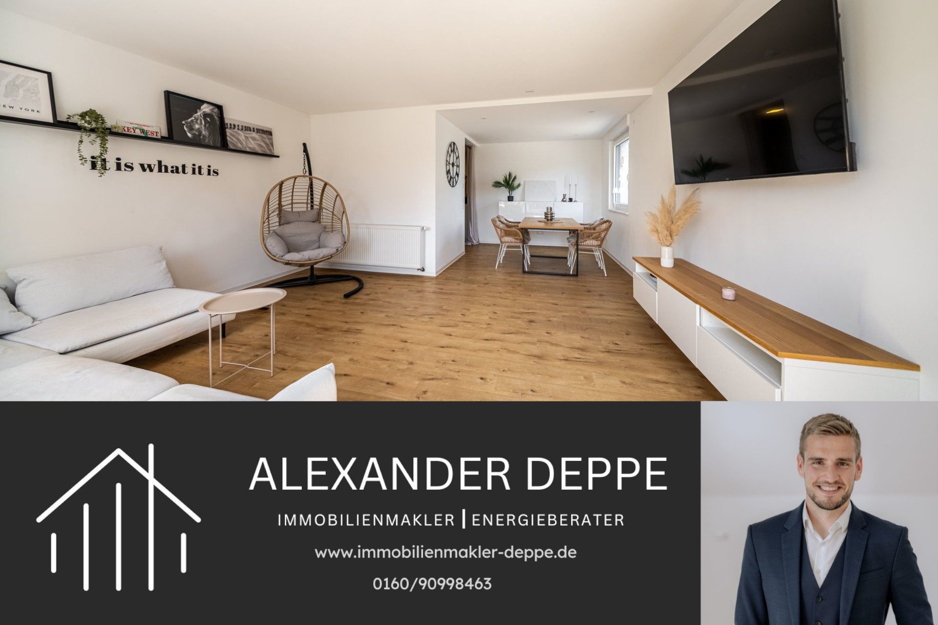 Immobilienangebot - Bad Pyrmont - Alle - Saniertes Reihenendhaus mit schönem Garten in der Kurstadt!