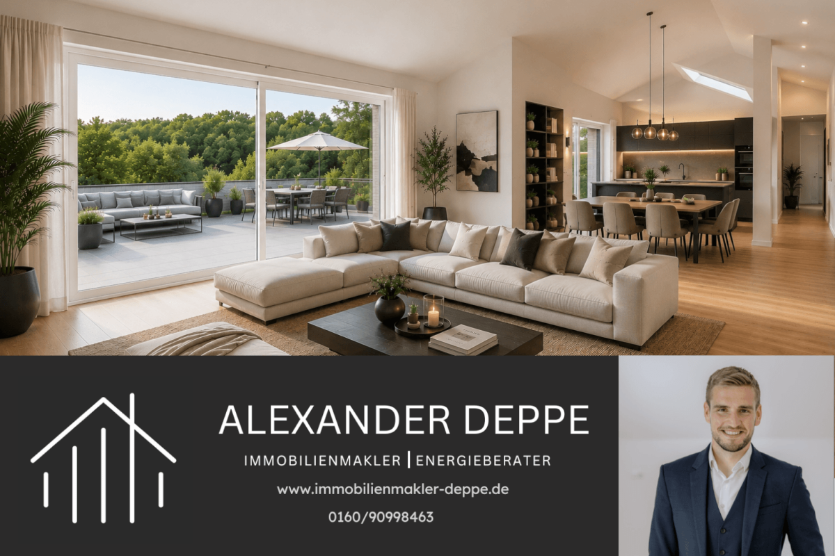Immobilienangebot - Lügde - Alle - Über 65 m² Dachterrasse: diese exklusive Wohnung setzt Maßstäbe