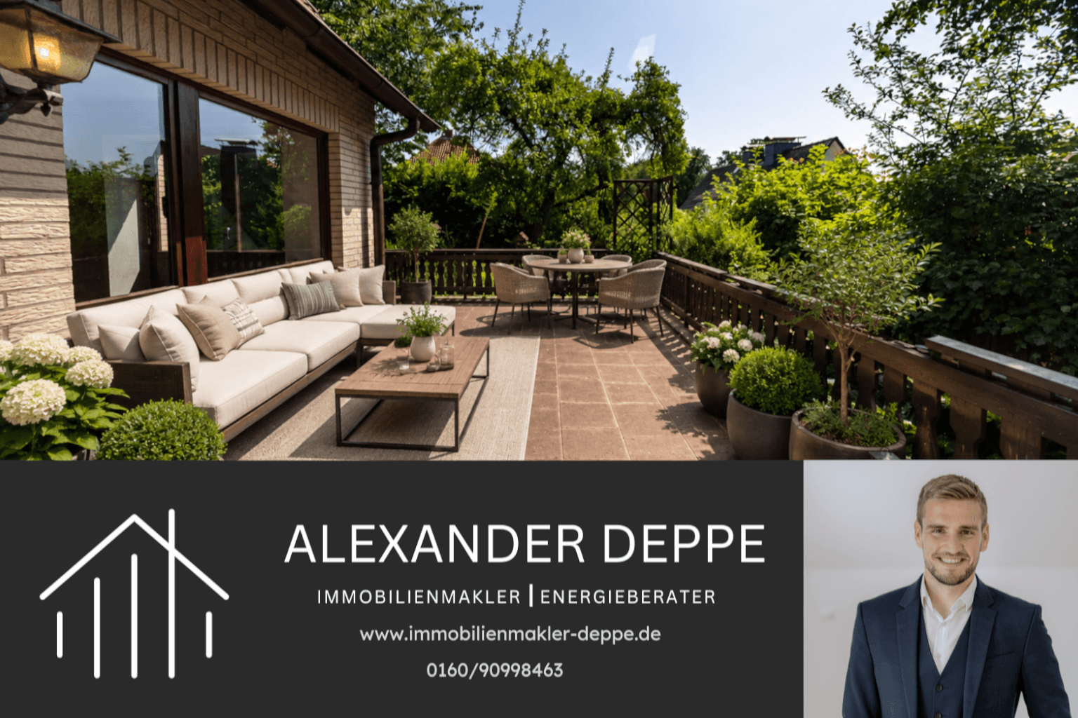 Immobilienangebot - Bad Pyrmont - Alle - Versteckt in zweiter Reihe: Freistehendes Einfamilienhaus mit tollem Garten!