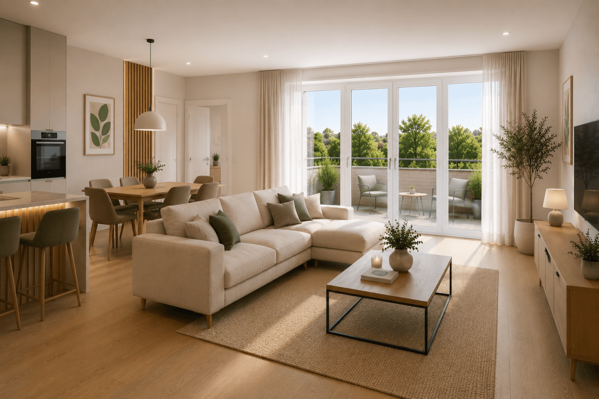 Immobilienangebot - Lügde - Alle - Viel Platz für zwei Zimmer: Neubau am Emmerauenpark