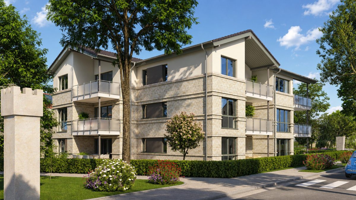 Immobilienangebot - Lügde - Alle - Modern wohnen mit Loggia in Richtung Abendsonne