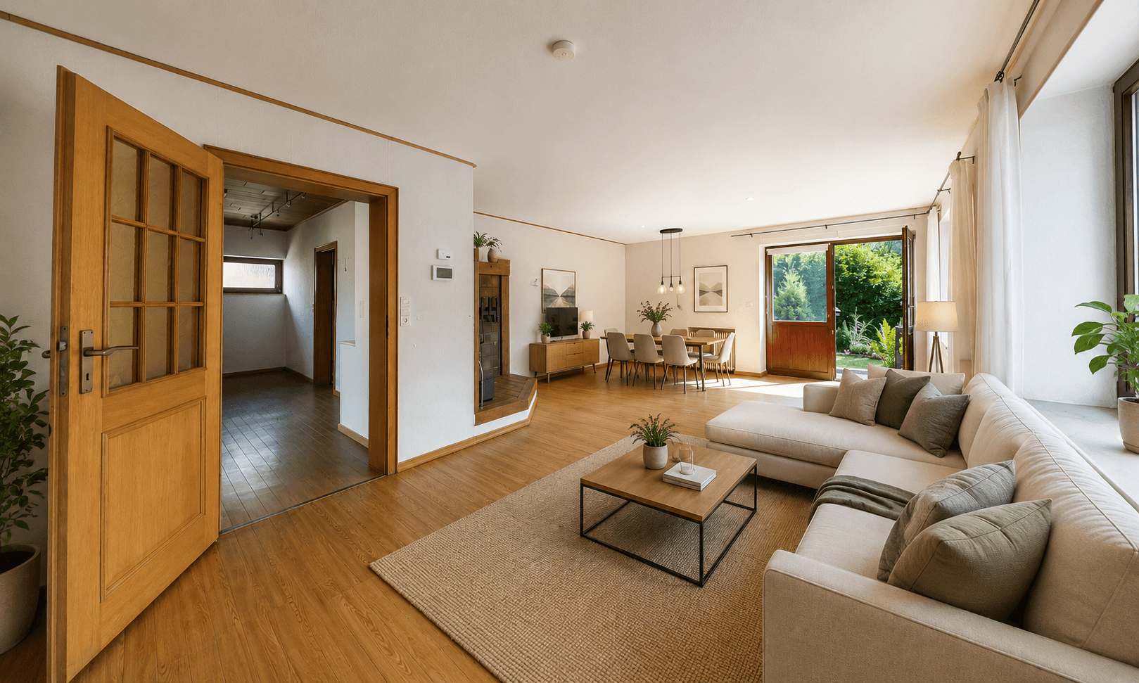 Immobilienangebot - Bad Pyrmont - Alle - Versteckt in zweiter Reihe: Freistehendes Einfamilienhaus mit tollem Garten!