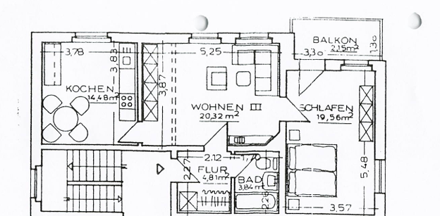 Immobilienangebot - Bad Pyrmont - Alle - Gepflegte Mietwohnung nur zwei Minuten von Bad Pyrmonts Innenstadt entfernt!