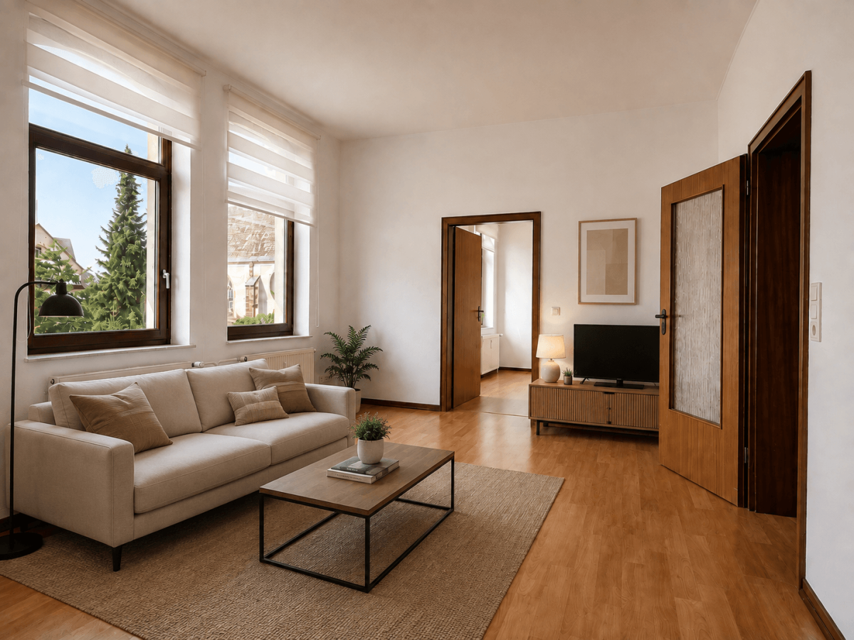 Immobilienangebot - Bad Pyrmont - Alle - Gepflegte Mietwohnung nur zwei Minuten von Bad Pyrmonts Innenstadt entfernt!