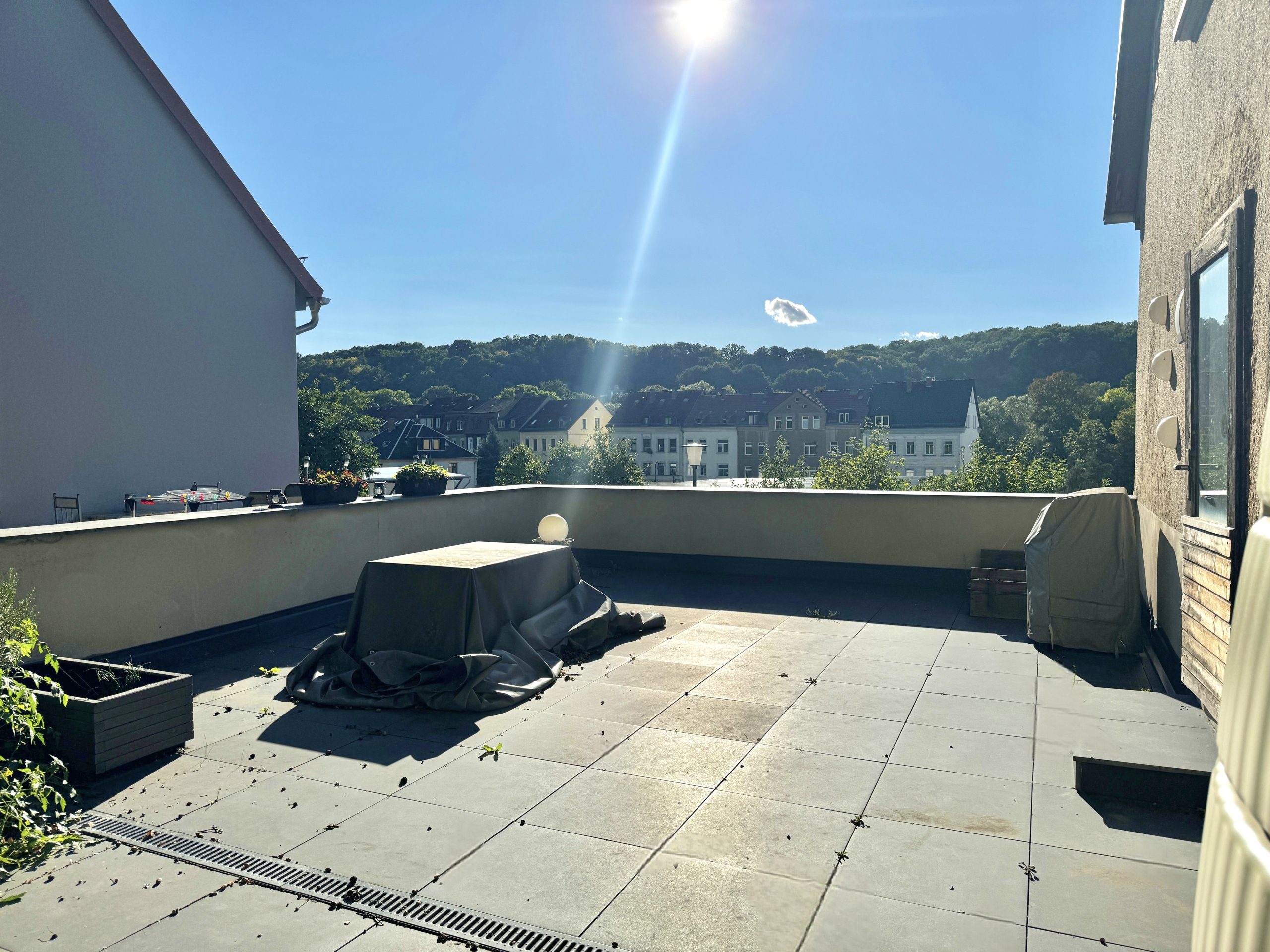 Immobilienangebot - Weida - Alle - Wohnen mit Aussicht: Einfamilienhaus mit Terrasse und Blick auf die Osterburg