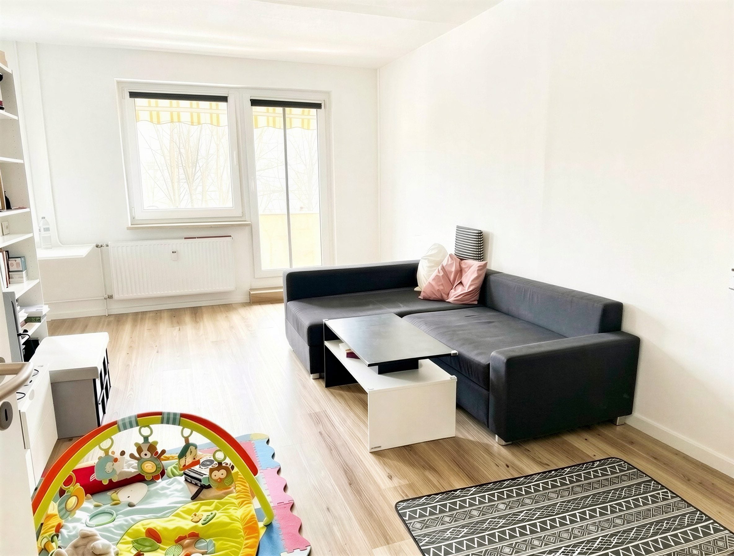 Immobilienangebot - Gera - Alle - Attraktive Kapitalanlage: 2021 renovierte 3-Zimmer-Wohnung mit Balkon, Stellplatz & Kellerabteil