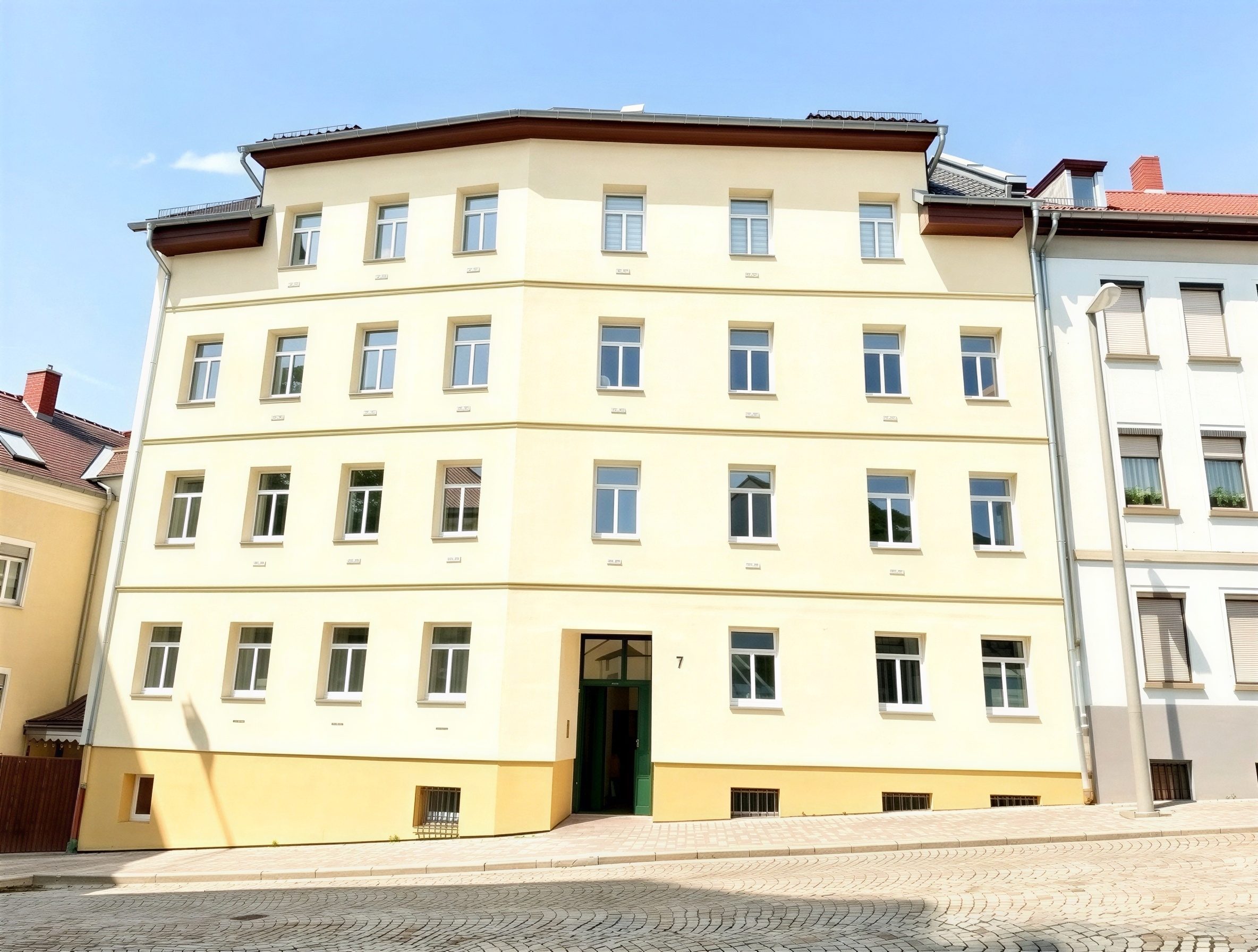Immobilienangebot - Gera - Alle - Barrierearme, hochwertige 3-Z.-Neubauwohnungen I Fußbodenh. I Balkon I Aufzug I Energieeffizient