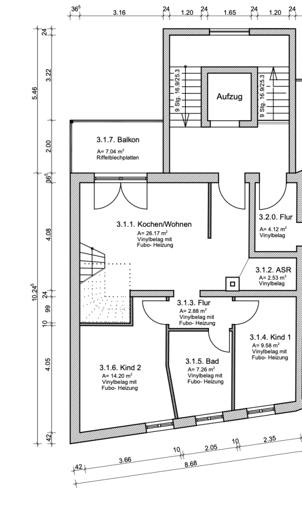 Immobilienangebot - Gera - Alle - Barrierearme, hochwertige 4-Z.-Neubauwohnung I Fußbodenheizung I Balkon I Aufzug I Energieeffizient