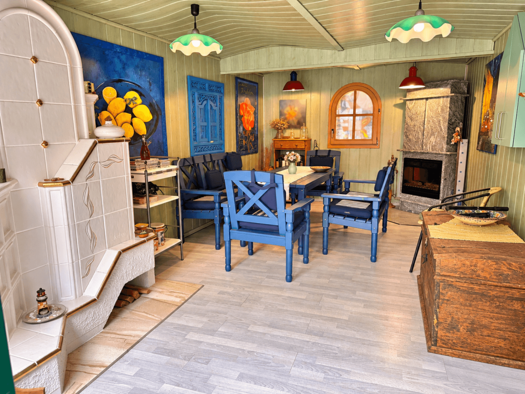 Immobilienangebot - Weida - Alle - Liebevoll gepflegte Doppelhaushälfte mit Pool & Partyhütte in beliebter Lage Weidas