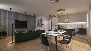 Hochwertiger Wohnbereich – Neubau-Vermarktung mit Becker Immobilien